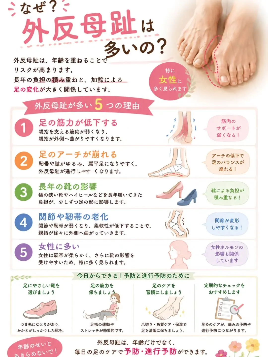 足ケア👣してて 足の変形が、多いことに、びっくり